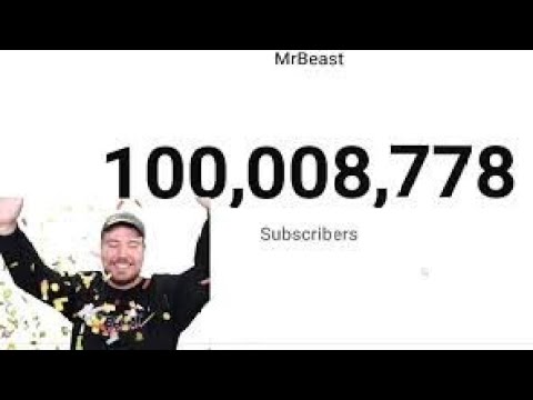 Mrbeast Channel Subscriber Count - YouTube