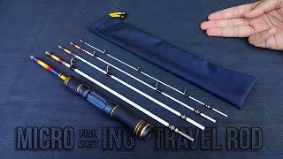 Tutorial on Making a Travel Rod Microfishing Rod - Luxurious results with cheap materials