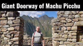 Giant Doorway in Machu Picchu Peru - Giant Humans #shorts