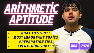 Arithmetic Aptitude For BBA 5th Sem | Syllabus Content And Preparation Tips | For All Universities