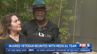 Injured Veteran Reunited With Medical Team That Saved His Life