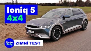 Hyundai Ioniq 5 AWD | Zimní test elektrické čtyřkolky? | Electro Dad # 320