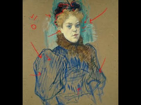 What medium did Toulouse-Lautrec use?