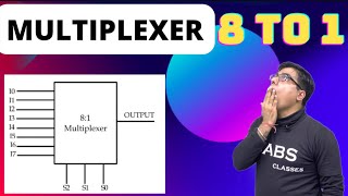 Multiplexer in Digital Electronics |Multiplexer 8 to 1 |Multiplexer 8×1 | Multiplexer 8 to 1 example