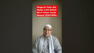 Ruginya sholat tanpa sabar. (TONTON VIDEO LIVE KE-70 ASLINYA YA). #shorts #ceramahtematik