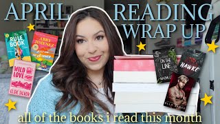 let's talk about the books i read in april | monthly wrap up 📖⭐️