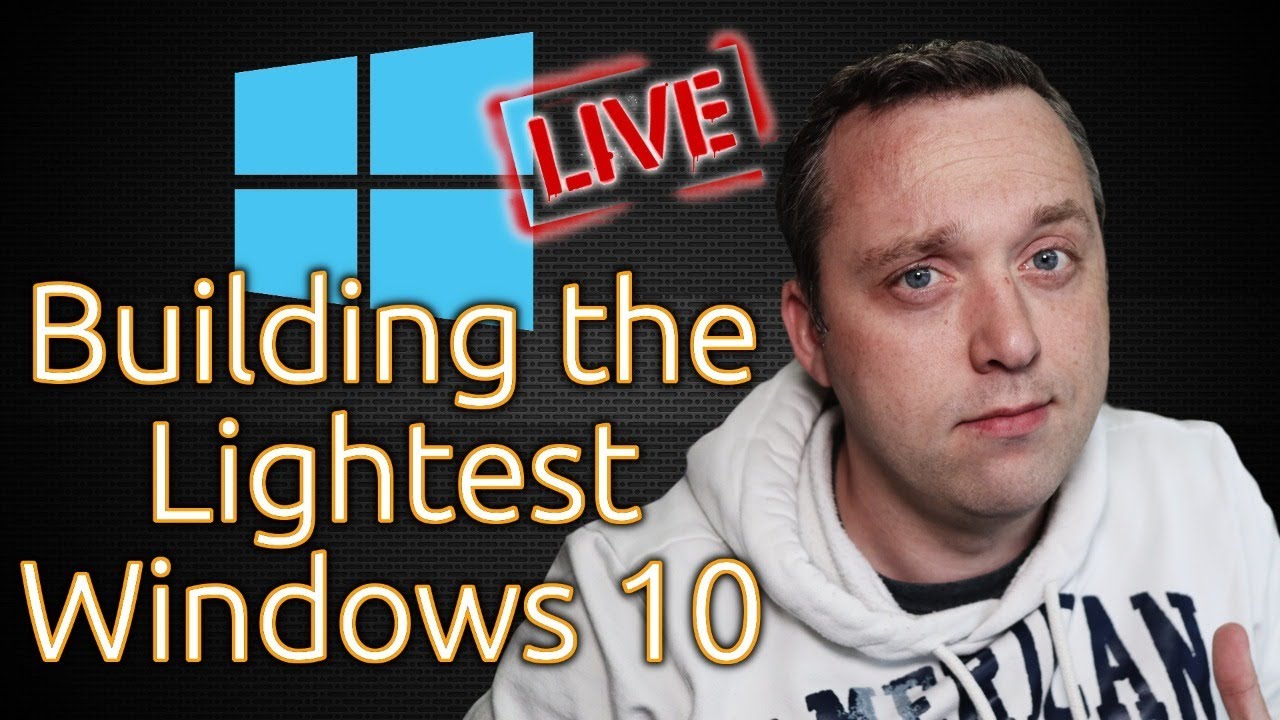 Building The Lightest Windows 10 ... In The World... - Chris Titus Tech