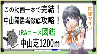 【競馬徹底攻略】中山芝1200ｍ 閃騎マイラ競馬場コース図鑑【 #中山競馬場  #スプリンターズS #オーシャンS】この動画一本で中山芝1200ｍ完全攻略！