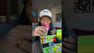 Trying the Warheads Sour Candy Challenge | ASMR