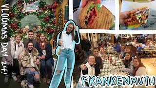 FRANKENMUTH, MI | bronner's christmas wonderland, oma's restaurant, kaffee haus | VLOGMAS DAY 24