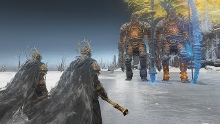 Death Knight Duo Vs Old Couple - Elden Ring Shadow of the Erdtree