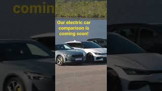 EV review teaser: electric car comparison feat Ioniq 5, EV6, iX and Polestar 2! #shorts