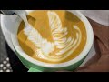 amazing latte art tutorial how to make hot latte coffee at home step by step guide to beginners