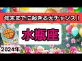 水瓶座【年末までに起きる大チャンス！】💕仕事や金運、恋愛や人間関係運におけるチャンス。さらに、年末までにしておくと運気アップすることは？👑幸せを呼び込む！開運リーディング🌟