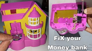 Puppy House Money Bank Repair| How to fix Money bank