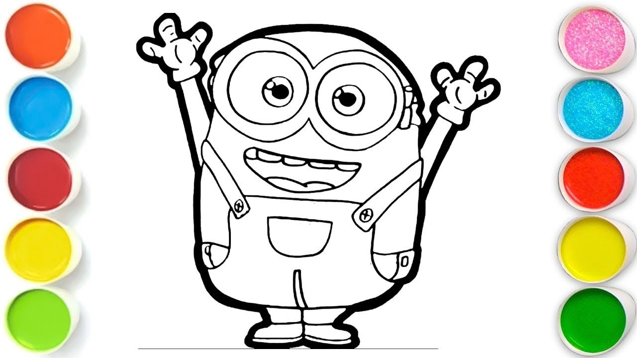 Minion Drawing Painting Coloring For Kids And Toddlers Child Art
