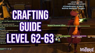 FFXIV 4.0 1089 Crafting Guide Level 62 to 63