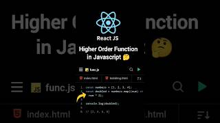 Higher-Order Functions in JavaScript 🌟 | Simplified \u0026 Fun 💻#javascript#js#short#shorts#viral#reactjs