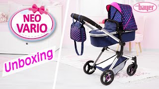 Bayer Design #18454AA Doll's pram  | Unboxing video on assembly