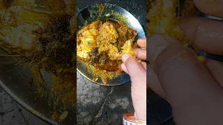 Garam bhata sahita Elish Machha 🐟🐟 curry very tasty 👌👌 #shortvideo