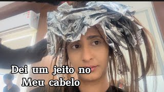 Vlog: pintei o cabelo/ almoço