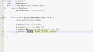 Java Graphics Tutorial 2 - Painting stuff