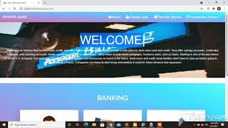The Basic Banking System in php