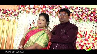 Gowtham \u0026 Chandini's Wedding Reception Teaser 24 1 25 ||RAAP'S STUDIO||