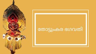 Thottumkara Bhagavathy/തോട്ടുംകര ഭഗവതി@ Parammal bhagavathy Kshetram