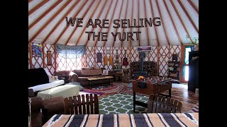 Yurt selling and Guided tour of 30 foot yurt.