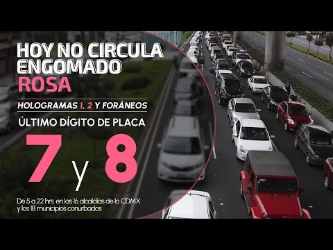 Hoy No Circula, CDMX Y Edomex, Martes 19 De Septiembre De 2023 - UnoTV