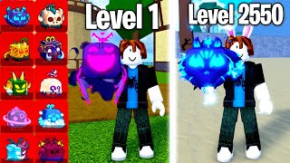 Noob To Max Level With ALL Mythical Fruits in Blox Fruits