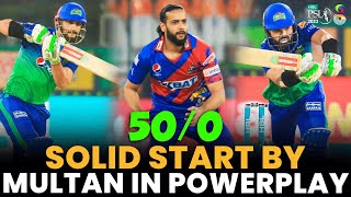 Solid Start By Multan Sultans in Powerplay | Multan vs Karachi | Match 11 | HBL PSL 8 | MI2A