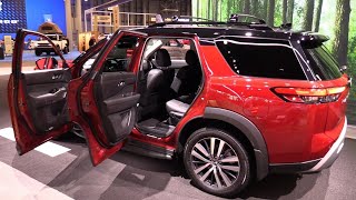 2023 Nissan Pathfinder Platinum V6($49,000) - Interior and Exterior Walkaround - 2022 La Auto Show