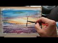 水彩荷蘭 石楠地的清晨 watercolour netherlands early morning in veluwe