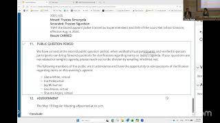 Regular Board Meeting - May 19, 2026