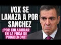 😱¡JAQUE MATE!😱 VOX ACOJONA a SÁNCHEZ💥¡TRAS ENTERARSE QUE COLABORÓ EN LA FUGA DE PUIGDEMONT!💥