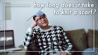 Marathon Knitting: How Fast Can You Knit a Scarf?