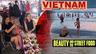 Why Vietnamese Girls are so BEAUTIFUL | DANANG NIGHT MARKET STREET FOOD