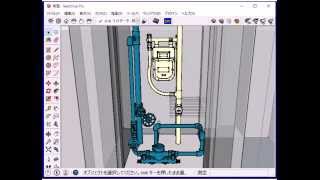 YCAD:Jw_cad 外部変形 Jw_cad から SketchUp へ一気変換_7