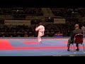 shimizu kiyou female kata final 2014 world karate championships world karate federation