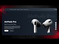 Responsive Apple EarPods UI Design Tutorial | HTML, Tailwind CSS & JavaScript