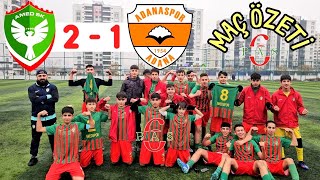 AMEDSPOR 2-1 ADANASPOR / MAÇIN GENİŞ ÖZETİ