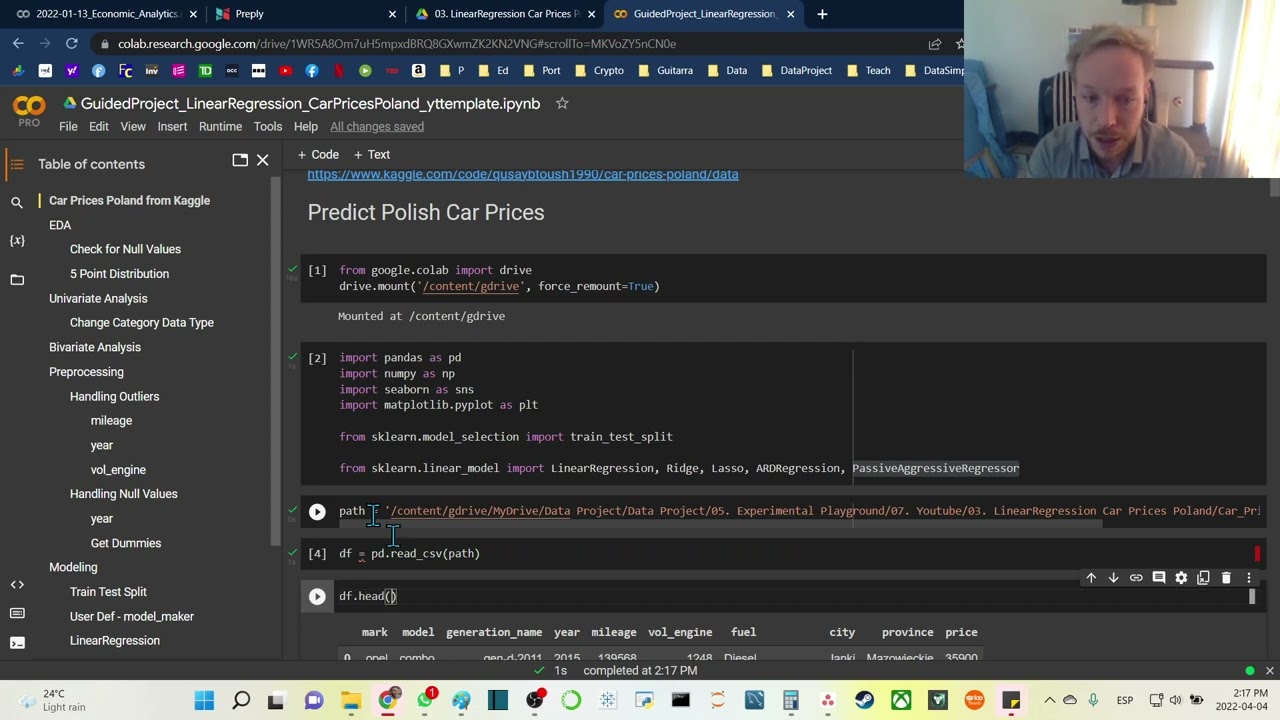 Python Machine Learning Guided Project Polish Car Prices Level 5 40 Min