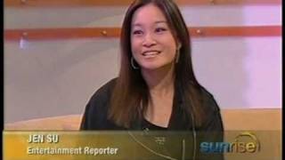 Jen Su on eTV Sunrise - chatting local entertainment with Sindy