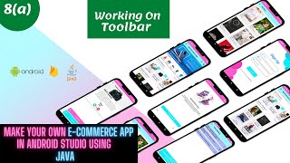 Toolbar | Toolbar In Android Studio | Android Development Tutorial | How To Make ECommerce App| Java