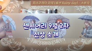 센시어리 9월 2차 신상소개/센포터즈2기/빈티지다꾸/감성다꾸/scrapbooking/sticker/다꾸영상/다이어리꾸미기/journaling/手帳デコ/asmr