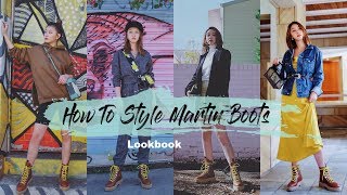 马丁靴的7种搭配 LookBook | How to Style Martin Boots |超酷的春季穿搭 |靴子穿搭 | Sarahs look