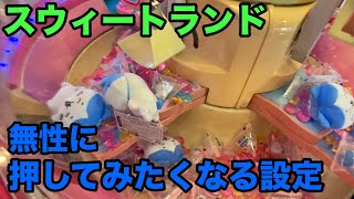 直獲りの誘惑！？スウィートランドでついつい押したくなる設定計画【クレーンゲーム】claw machine