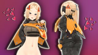 Trigger, unmasked😳- Hold up -【MMD ZZZ 4K | 60FPS】